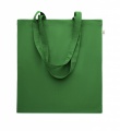 Recycled cotton shopping bag, Dark Green