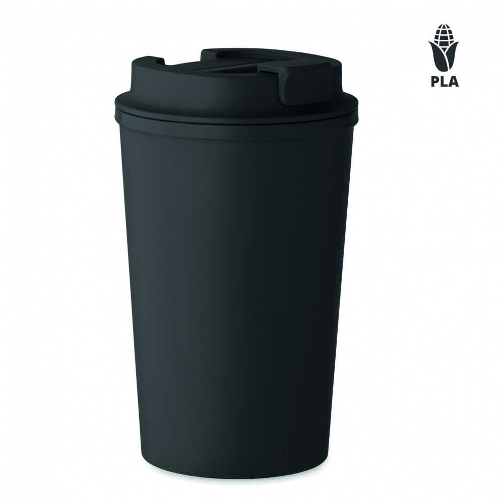 Logo trade business gift photo of: PLA double wall tumbler 350ml