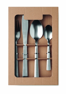 Logo trade advertising products image of: 16 piece cutlery set.