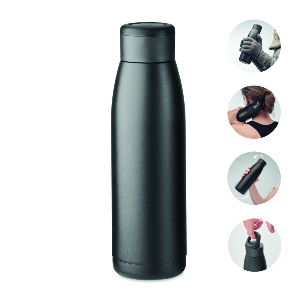 Logo trade promotional product photo of: Heat-cool double wall bottle