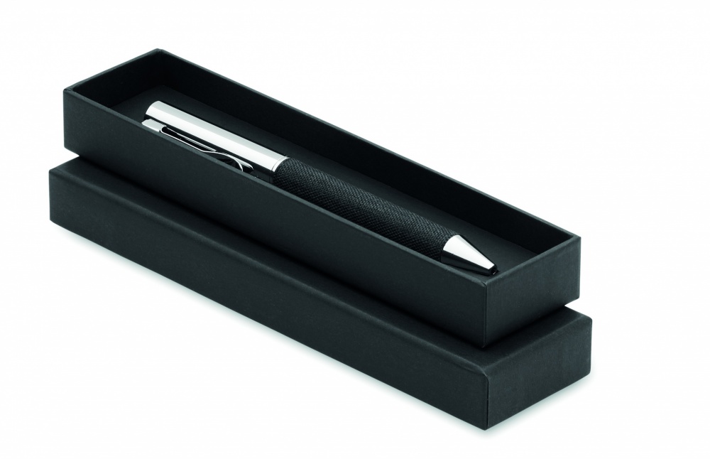 Logo trade promotional gifts image of: Metal twist ball pen in box