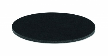 Logotrade promotional item image of: Round coaster in RPET felt