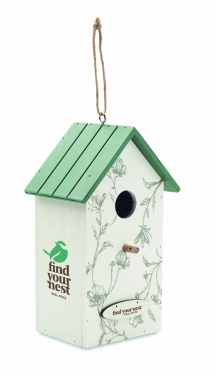 Logo trade corporate gifts picture of: Bird house in plywood