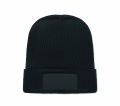 Unisex beanie RPET polyester, Black