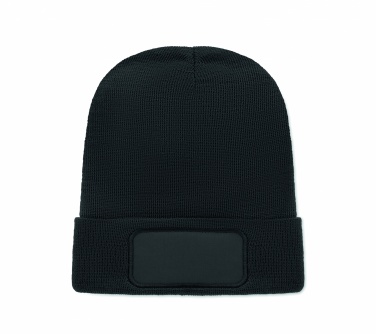 Logo trade promotional product photo of: Unisex beanie RPET polyester