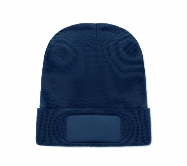 Logo trade advertising product photo of: Unisex beanie RPET polyester