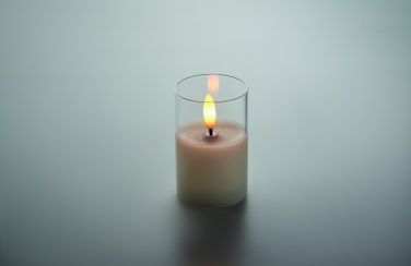 Logotrade business gifts photo of: LED wax candle in glass holder