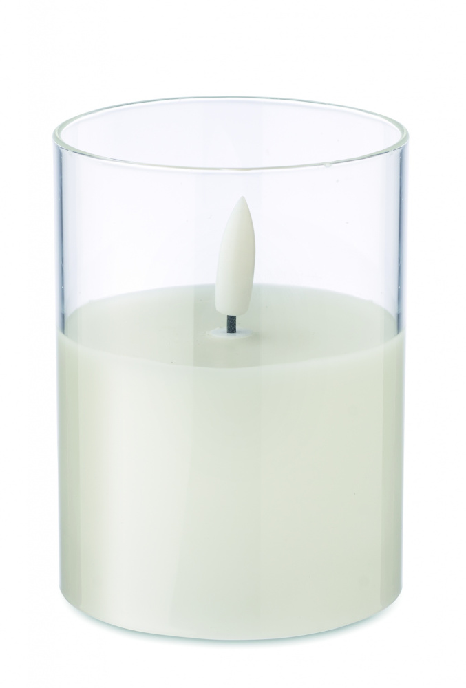 Logotrade advertising product picture of: LED wax candle in glass holder