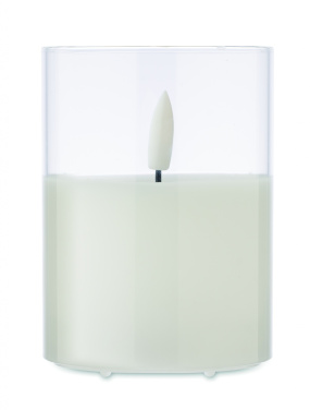 Logotrade promotional item picture of: LED wax candle in glass holder