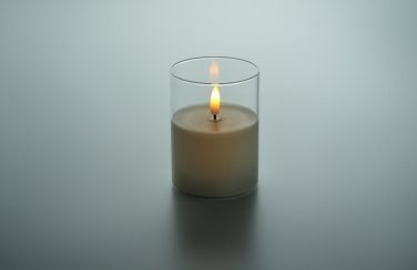 Logotrade promotional item picture of: LED wax candle in glass holder