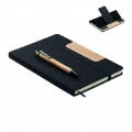 A5 RPET notebook set, Black