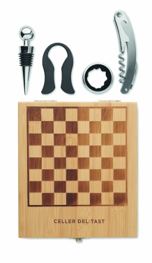 Logotrade corporate gift picture of: Chess board wine set