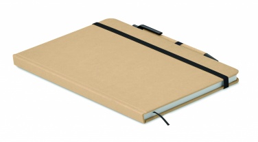 Logo trade promotional item photo of: A5 notebook in recycled carton