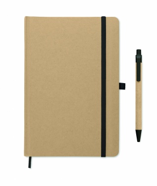 Logotrade promotional item picture of: A5 notebook in recycled carton