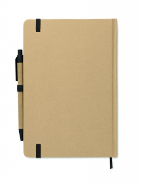 Logo trade promotional merchandise image of: Caratil A5 notebook in recycled carton