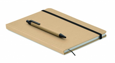 Logotrade promotional merchandise photo of: A5 notebook in recycled carton