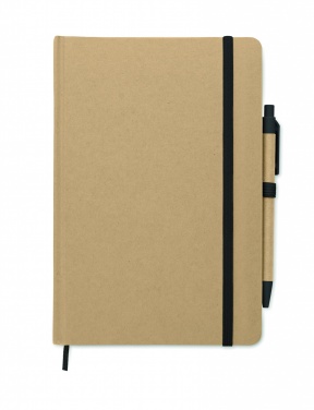 Logo trade promotional giveaways picture of: A5 notebook in recycled carton