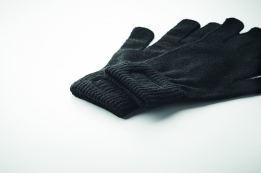 Logotrade business gift image of: Knitted gloves in RPET