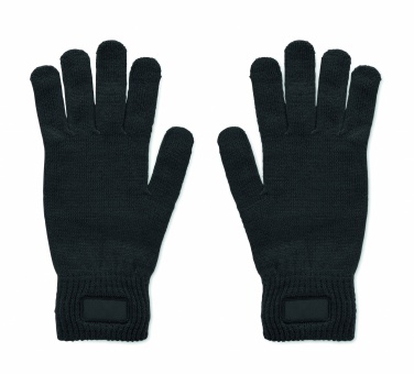 Logotrade promotional item image of: Knitted gloves in RPET