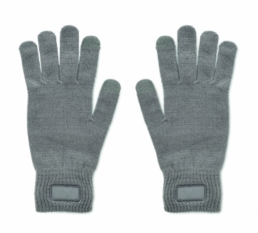 Logo trade promotional item photo of: Knitted gloves in RPET