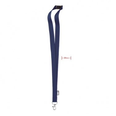 Logo trade promotional products picture of: Lanyard in RPET 20 mm