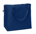 600D RPET large shopping bag, Blue