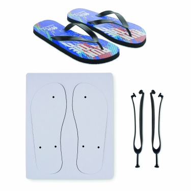 Logo trade promotional products image of: Sublimation beach slippers