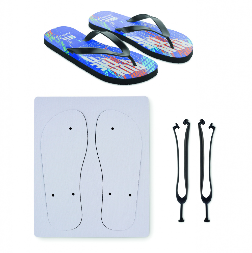 Logo trade corporate gift photo of: Sublimation beach slippers