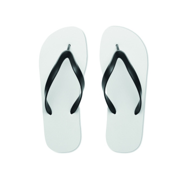 Logo trade promotional items image of: Sublimation beach slippers