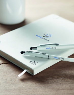 Logo trade promotional giveaways image of: A5 antibacterial notebook