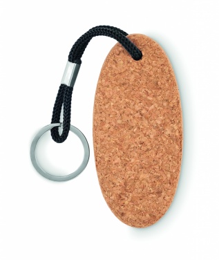 Logo trade advertising products picture of: Floating cork key ring Lohja