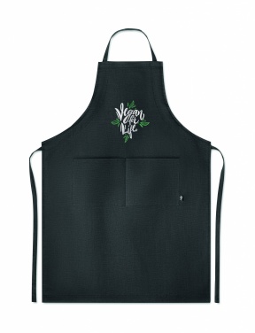 Logo trade promotional merchandise picture of: Hemp adjustable apron 200 gr/m²