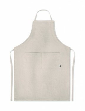 Logo trade business gift photo of: Hemp adjustable apron 200 gr/m²