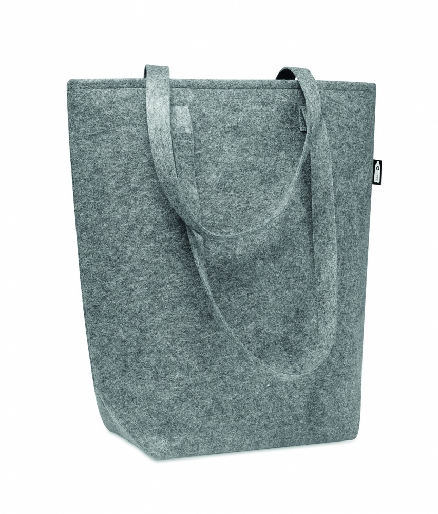 Logo trade promotional products picture of: RPET felt shopping bag