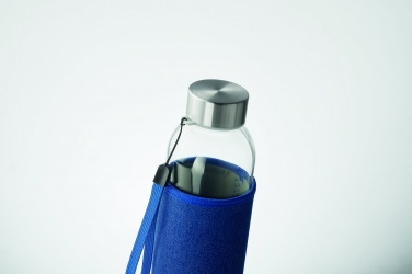 Logo trade promotional item photo of: Glass bottle in pouch 500 ml