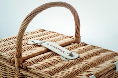 Logotrade promotional merchandise image of: Wicker picnic basket 4 people