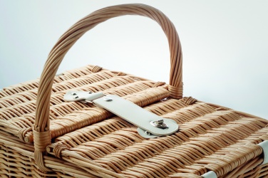 Logotrade promotional product image of: Wicker picnic basket 4 people