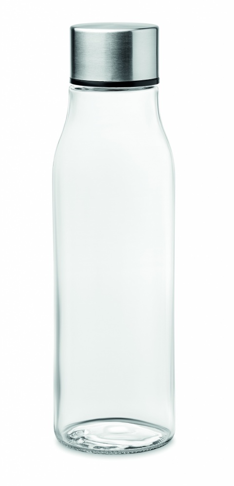 Logo trade promotional merchandise picture of: Glass drinking bottle 500 ml