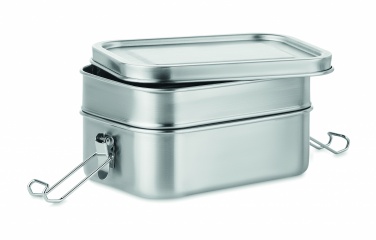 Logo trade promotional merchandise picture of: Stainless steel lunch box