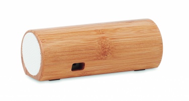 Logotrade promotional merchandise picture of: Wireless bamboo speaker 2x5W