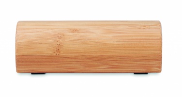 Logo trade corporate gifts picture of: Wireless bamboo speaker 2x5W