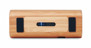 Logotrade promotional gift picture of: Wireless bamboo speaker 2x5W