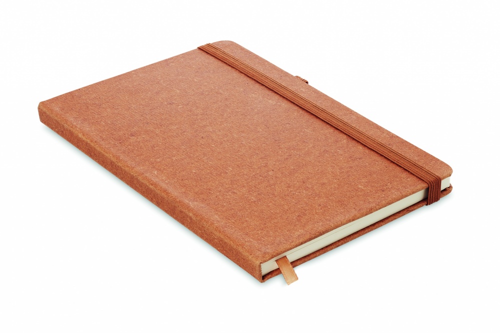 Logotrade promotional gift image of: Recycled Leather A5 notebook