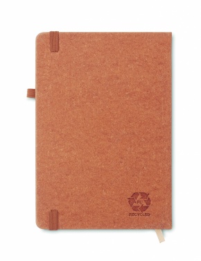 Logotrade promotional item picture of: Recycled Leather A5 notebook