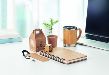 Logo trade promotional gift photo of: A5 Pine tree GROWNOTEBOOK™