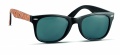 Sunglasses with cork arms, Black