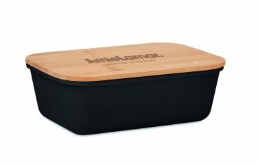 Logo trade promotional merchandise photo of: Lunch box with bamboo lid