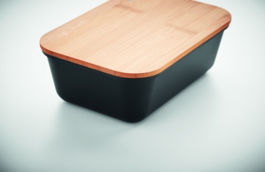 Logo trade advertising products image of: Lunch box with bamboo lid