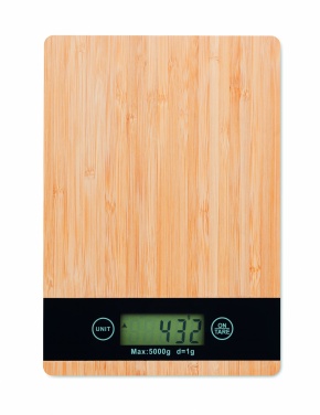 Logotrade business gift image of: Bamboo digital kitchen scales