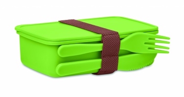 Logo trade promotional merchandise picture of: Lunch box with cutlery